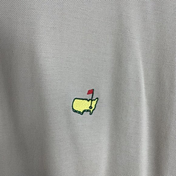 Augusta National Golf Shop 60's Two Ply  Mens Polo Shirt X Large Tan SS Collared - Picture 4 of 8